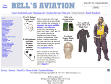 Tablet Screenshot of bellsaviation.com
